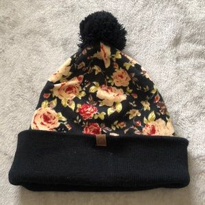 Floral beenie